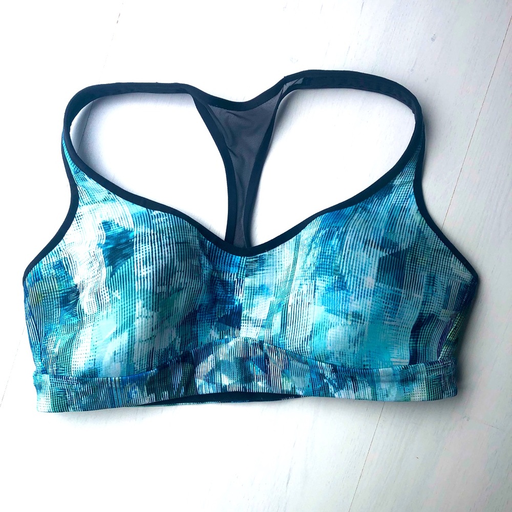 Lululemon Blue Abstract Sports Bra